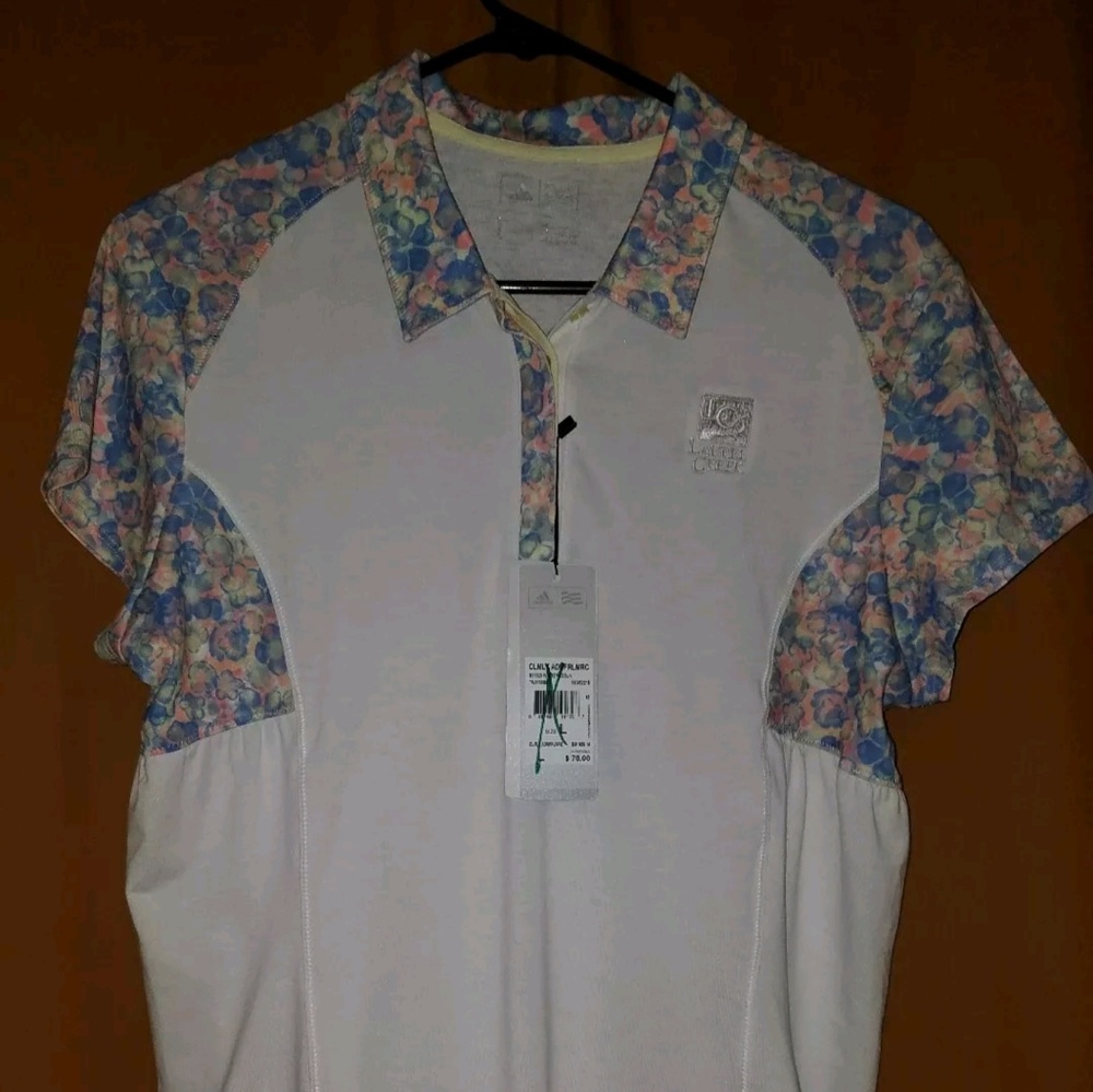 Adidas women's Large short sleeve Golf Polo
